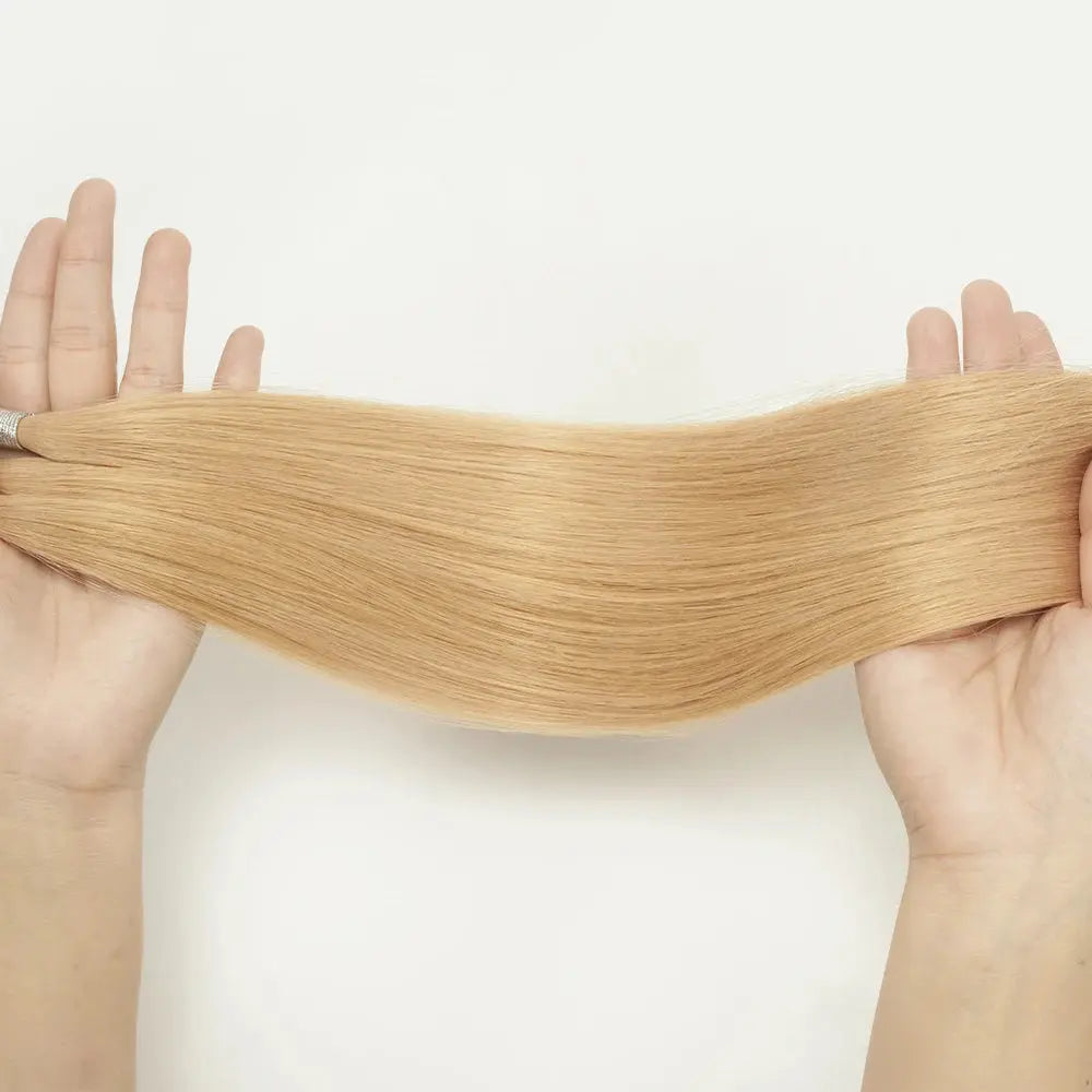 US STOCK Double Drawn I Tip Keratin Tips 100% Virgin Remy Human Hair Champagne Blonde Hair Color Chinese Hair No Customs GreatEagleInc