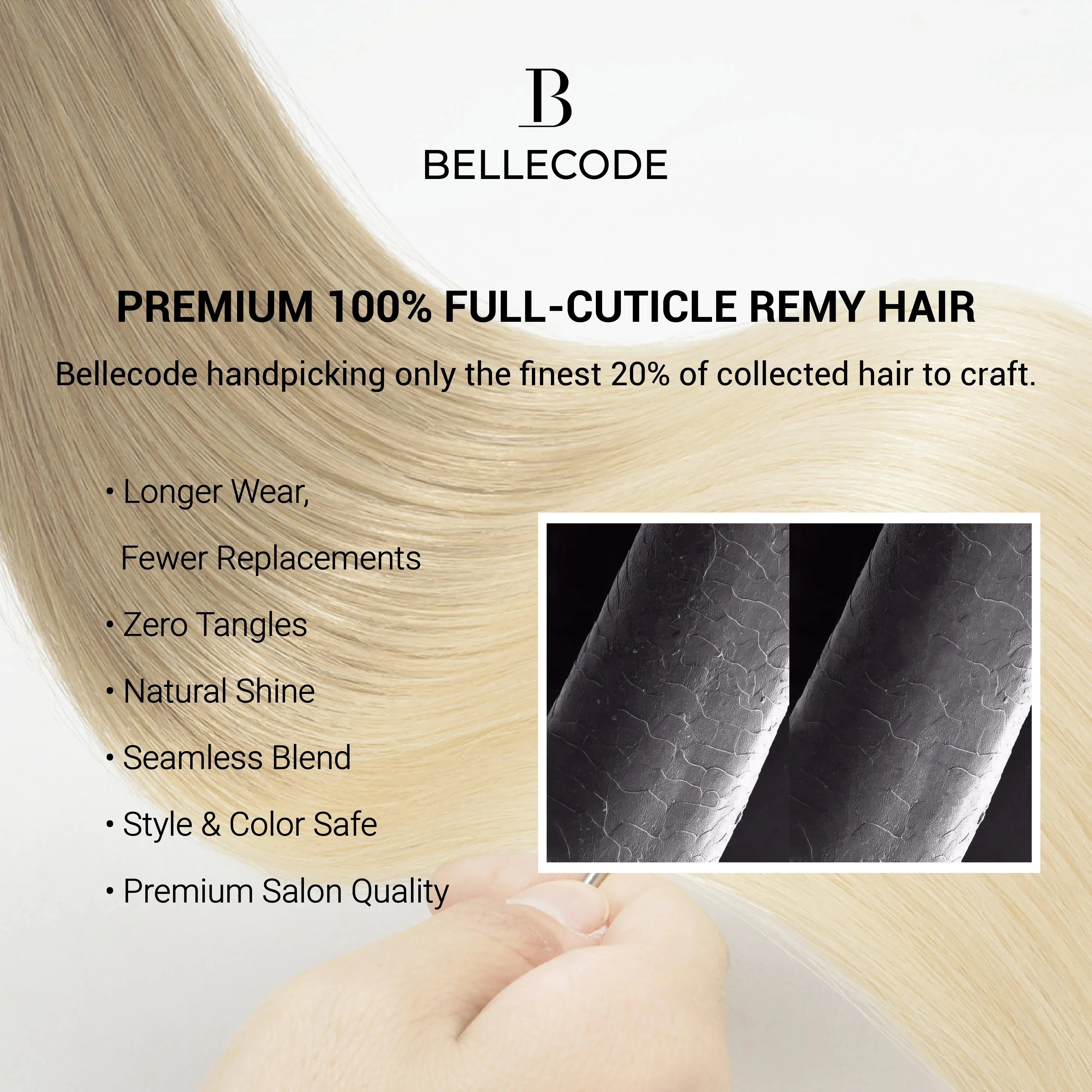 US STOCK Double Drawn I Tip Keratin Tips 100% Virgin Remy Human Hair Champagne Blonde Hair Color Chinese Hair No Customs GreatEagleInc