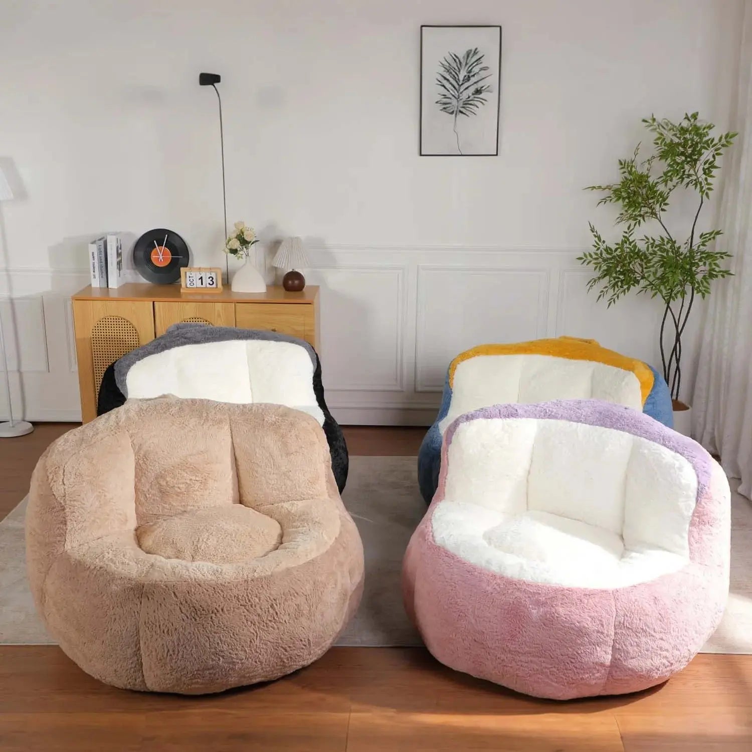 USA Warehouse Free Shipping Modern Design Multifunctional Living Room Sofa Large Cloud Bean Bag Sofa GreatEagleInc