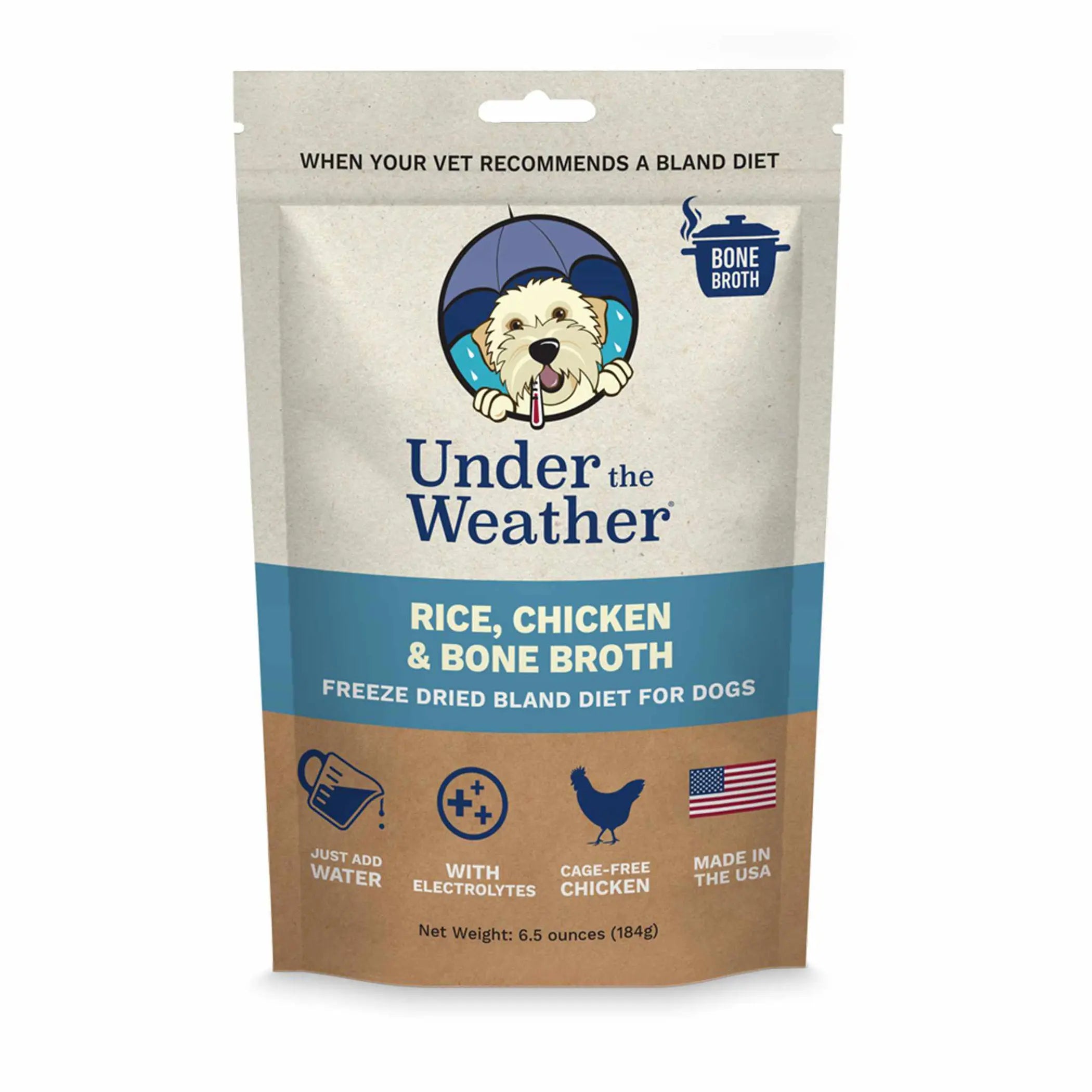 Under the Weather Bland Diet Rice, Chicken & Bone Broth Under the Weather