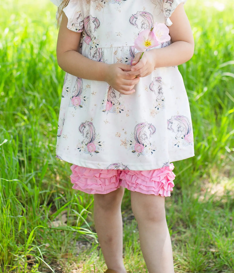 Unicorn outfit with ruffled pants Sell It LLC