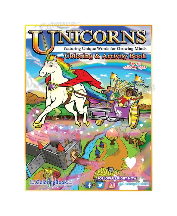 Unicorns Colorin Book Really Big Coloring Books
