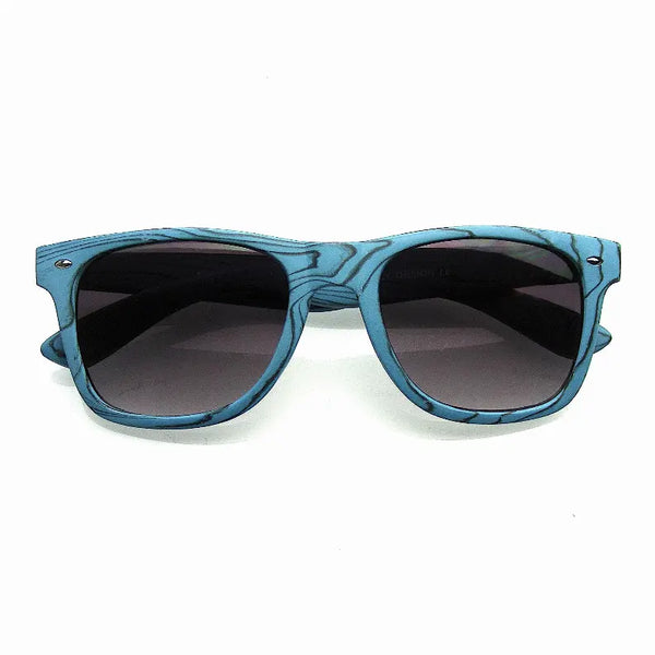 Unique Style Indie Fashion Wood Print Retro Horned Rim Sunglasses Sunglass Memphis