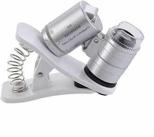Universal Clip Type Loupe 60x Zoom Microscope Jewels Magnifier Zoom Led UX Light Hashir Products
