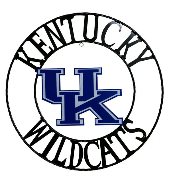 University of Kentucky Wildcats Wrought Iron Wall Decor LRT SALES