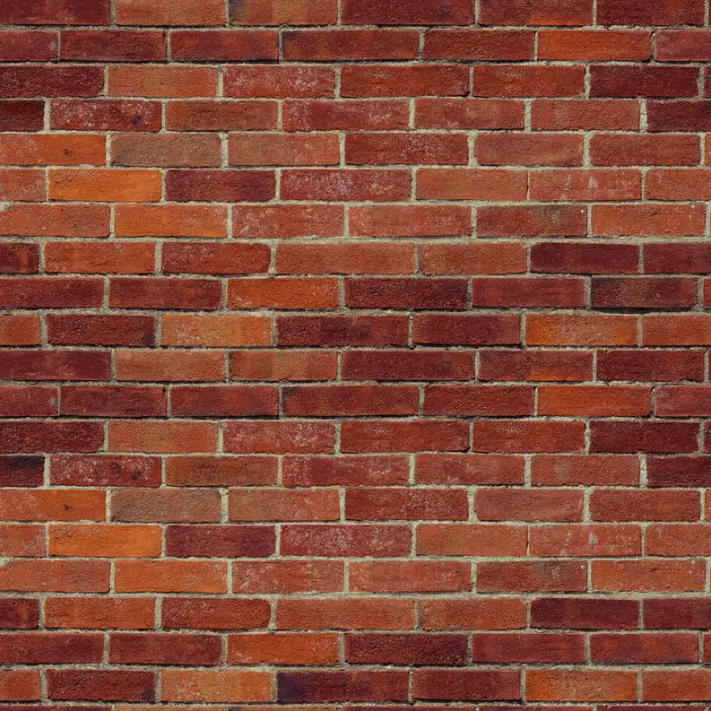 Urban Brick Red' Peel & Stick Wallpaper SBC-LTD