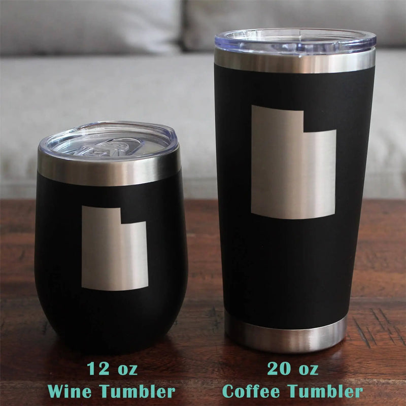 Utah Outline Beer Can Pint Glass - Utahns Gifts and Decor Bevvee