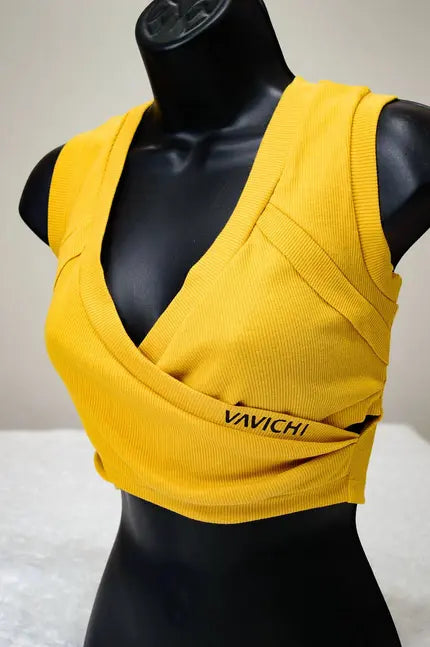 VaVichi Queens Cross Crop top VaVichi Clothiers