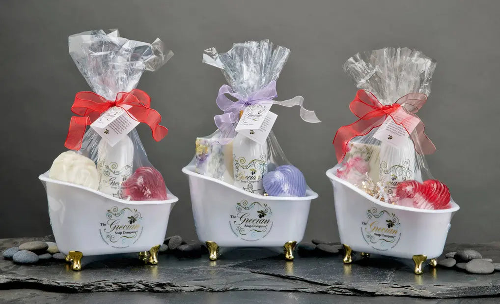 Valentine's Day Bathtub Gift Set Grecian Soap