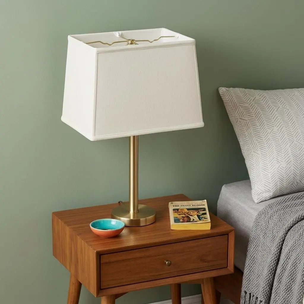 Vanilla Linen Lamp Shade Homeroots Lighting