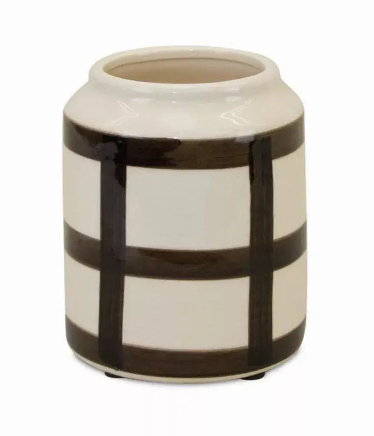 Vase 5"D x 6"H Terra Cotta Melrose Intl.