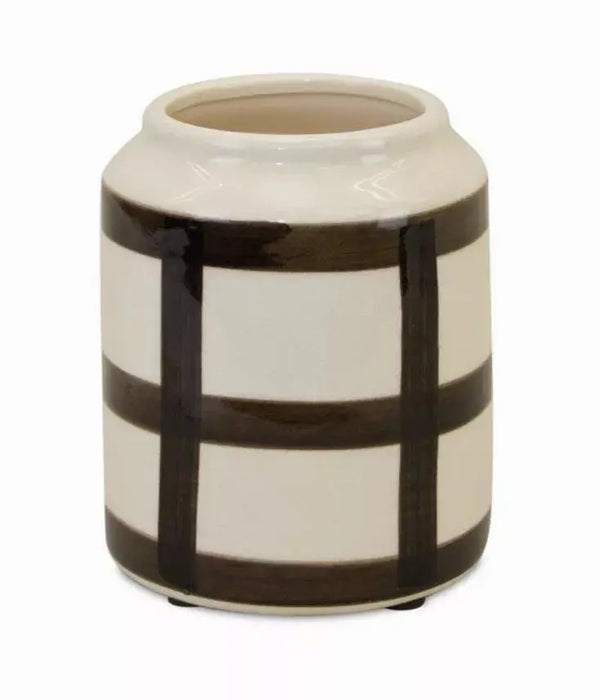 Vase 5"D x 6"H Terra Cotta Melrose Intl.