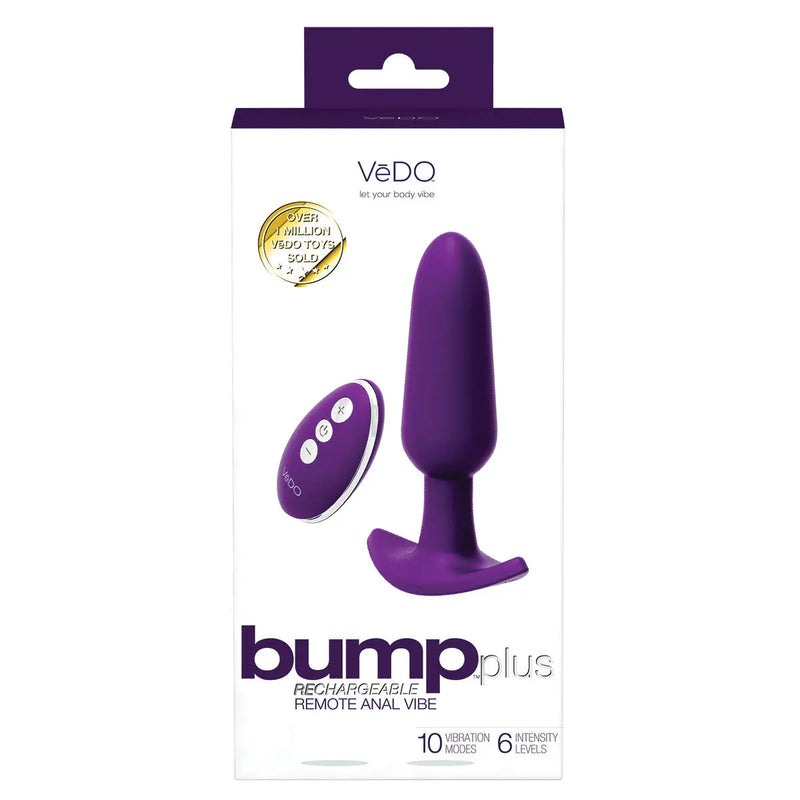 VeDO Bump PLUS Anal Vibe - Purple VeDO