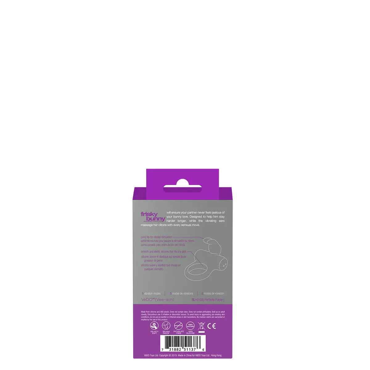 VeDO Frisky Bunny C-Ring - Purple VeDO