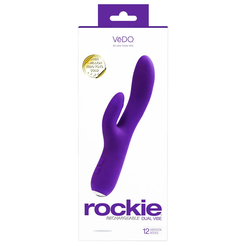 VeDO Rockie Dual Vibrator - Indigo VeDO