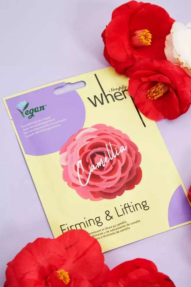 Vegan Camellia Firming & Lifting Sheet Mask - Simply When When Beauty