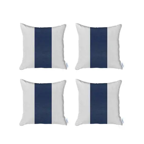 Vegan Faux Leather Detailed Throw Pillow Covers MIKE & Co. NEW YORK