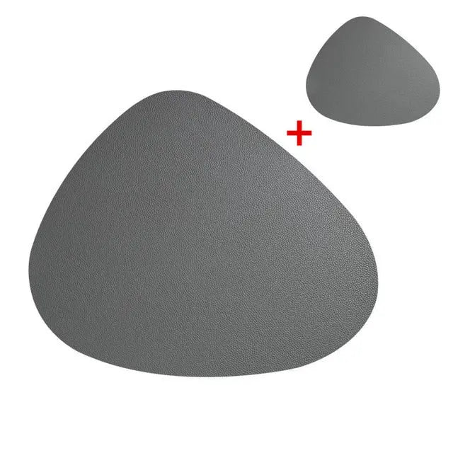 Vegan Leather Placemat and Coaster Cocus Pocus