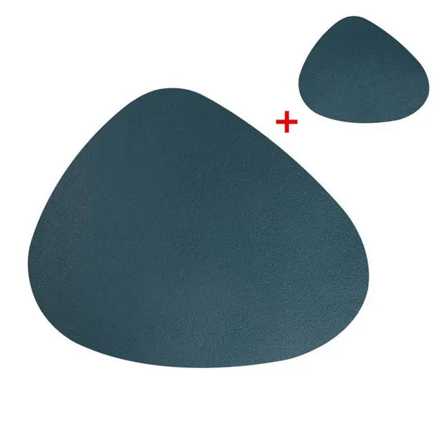 Vegan Leather Placemat and Coaster Cocus Pocus
