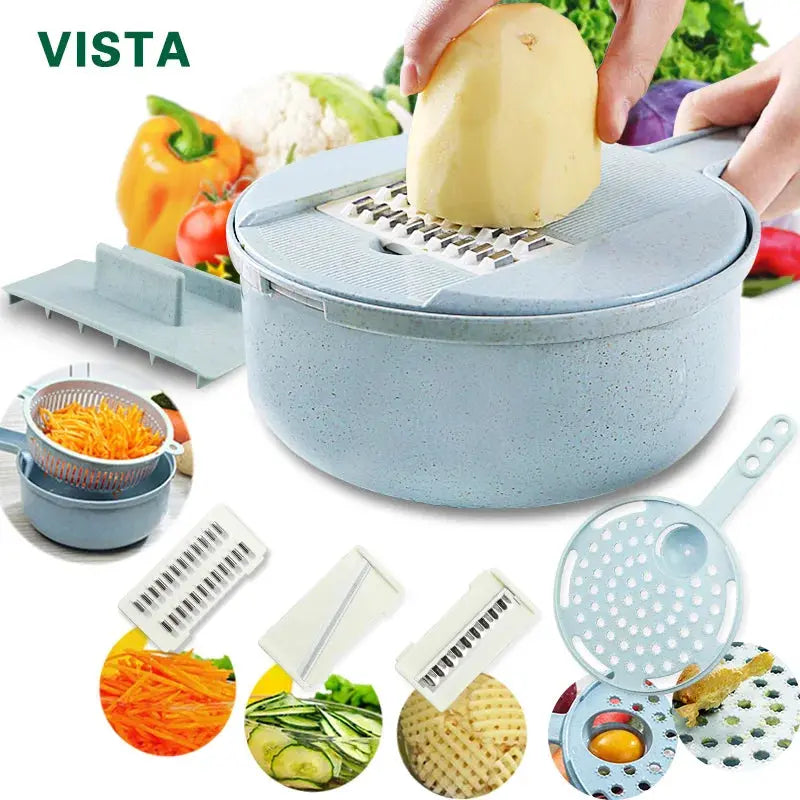 Vegetable Chopper Multifunctional Grater Cutter Kitchen Accessories Manual Fruit Slicer Potatos Shredders Cheese Onions Slicers GreatEagleInc