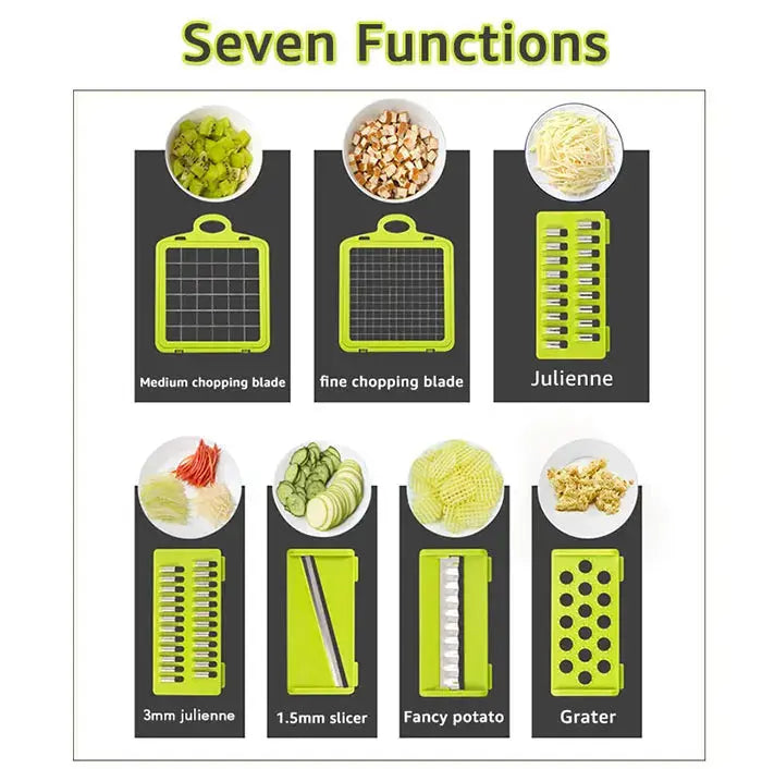 Vegetable Chopper Multifunctional Grater Cutter Kitchen Accessories Manual Fruit Slicer Potatos Shredders Cheese Onions Slicers GreatEagleInc