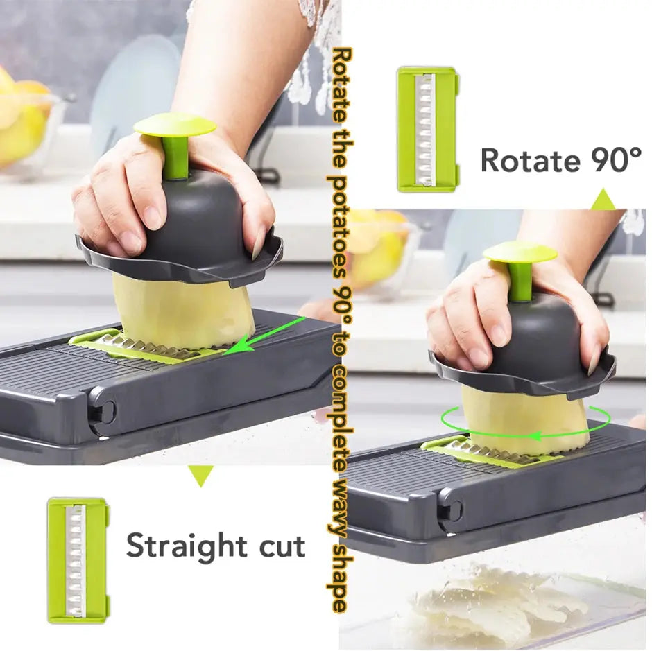 Vegetable Chopper Multifunctional Grater Cutter Kitchen Accessories Manual Fruit Slicer Potatos Shredders Cheese Onions Slicers GreatEagleInc