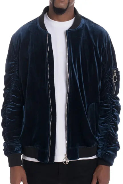 Velour Bomber Jacket WEIV