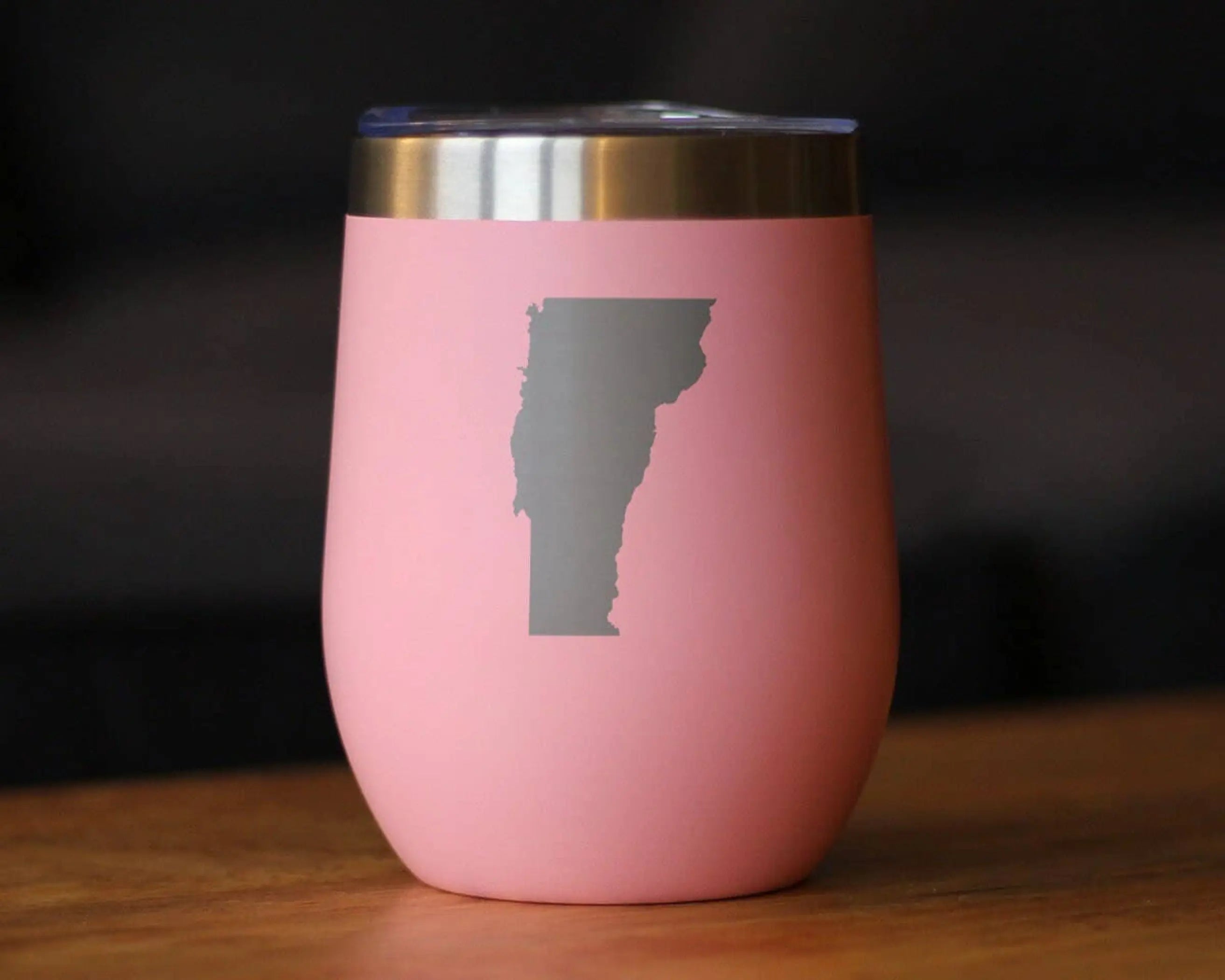 Vermont Outline Insulated Wine Tumbler - Vermonters Gifts Bevvee