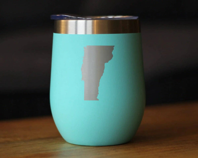 Vermont Outline Insulated Wine Tumbler - Vermonters Gifts Bevvee