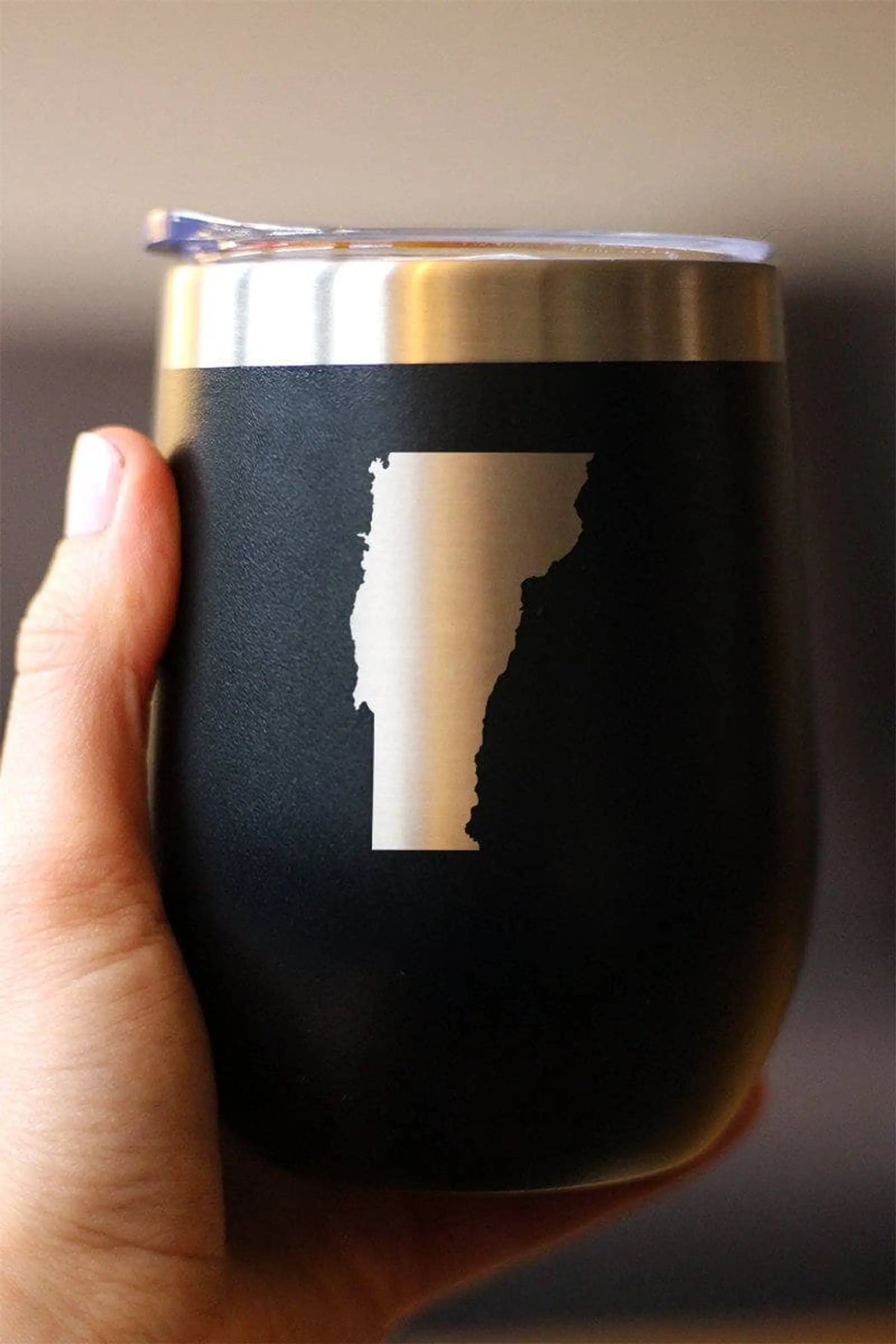 Vermont Outline Insulated Wine Tumbler - Vermonters Gifts Bevvee