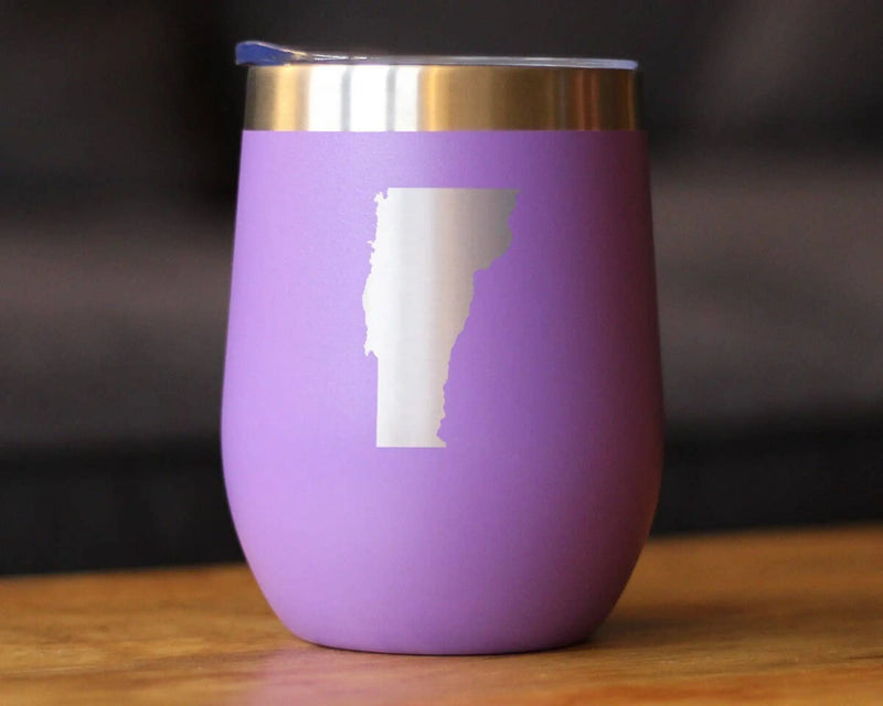 Vermont Outline Insulated Wine Tumbler - Vermonters Gifts Bevvee