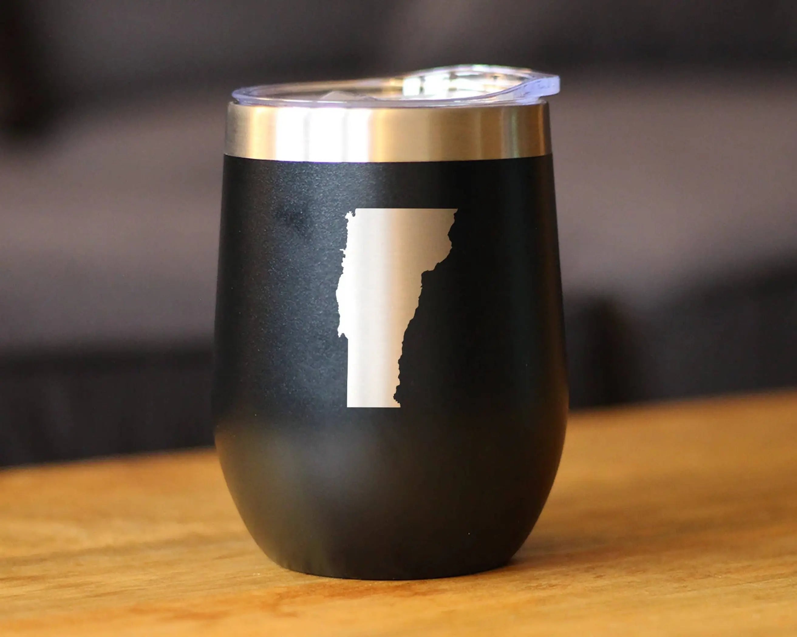 Vermont Outline Insulated Wine Tumbler - Vermonters Gifts Bevvee