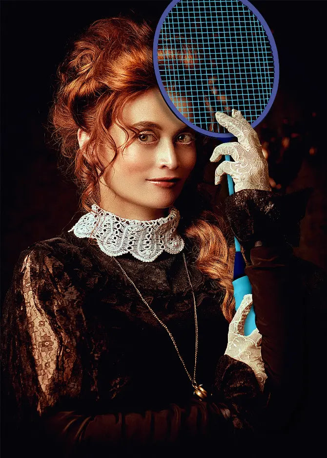 Victorian Tennis Glass Wall Art Monique Store