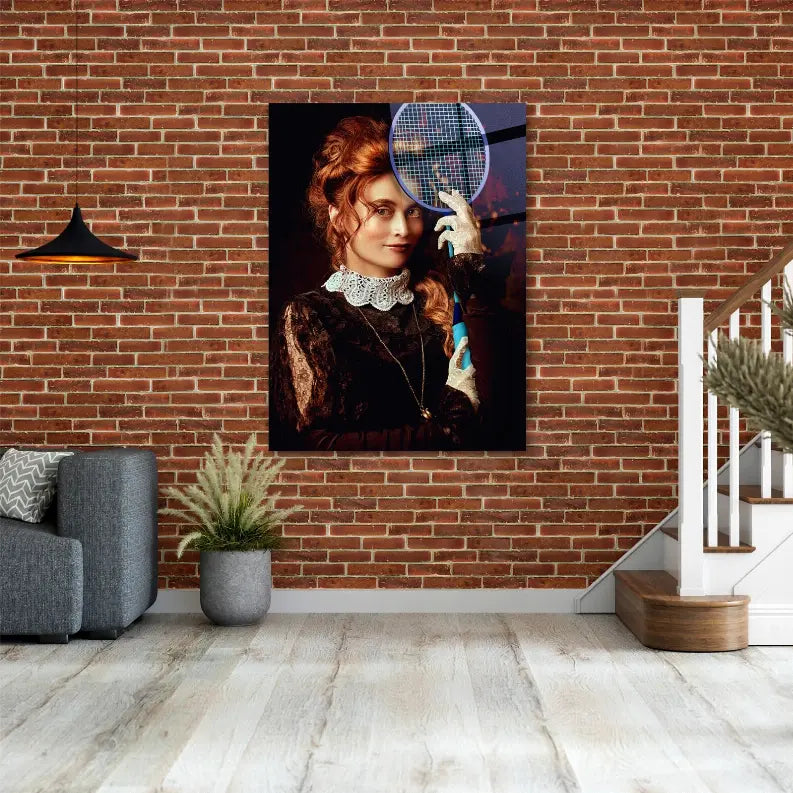Victorian Tennis Glass Wall Art Monique Store