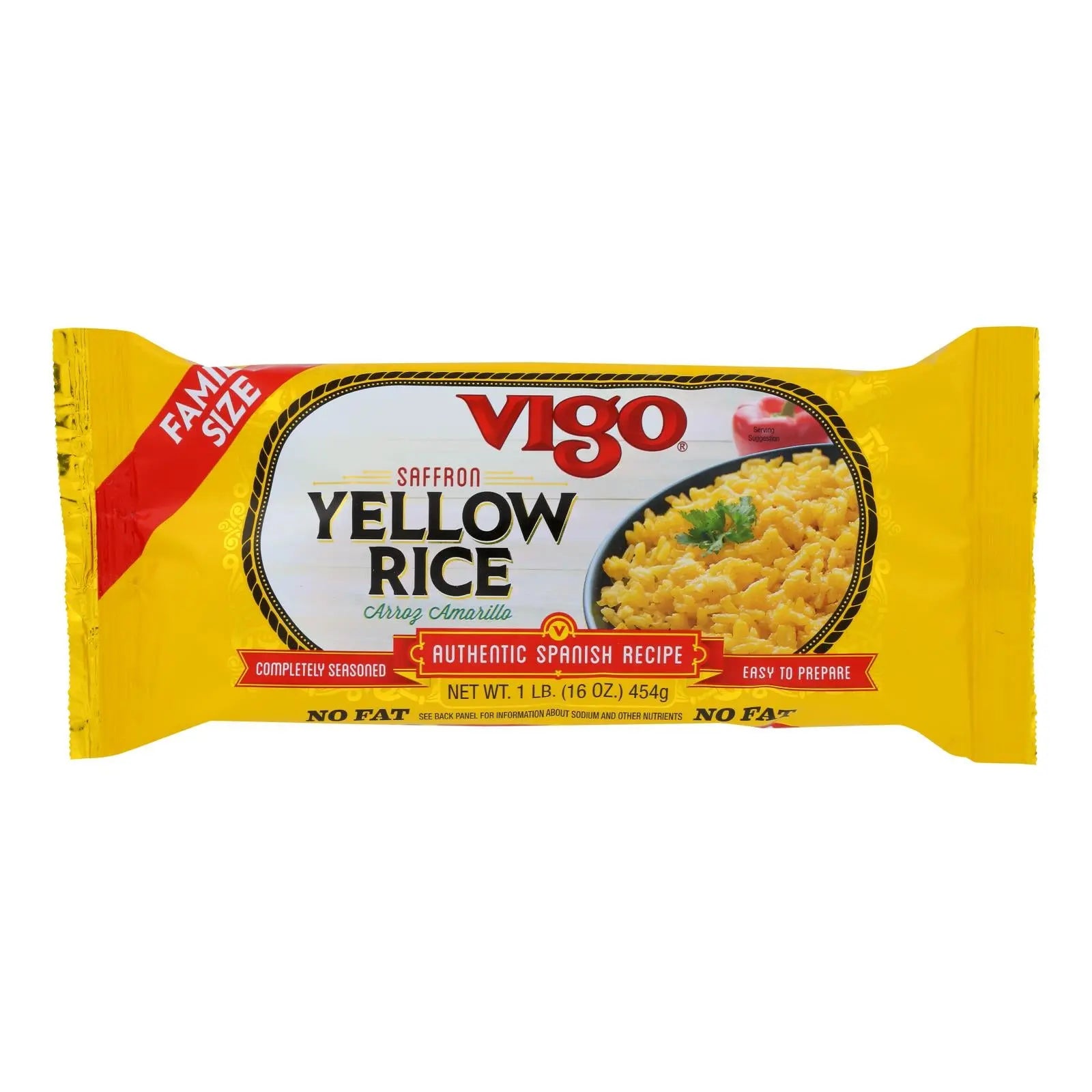 Vigo Yellow Rice - Case Of 12 - 16 Oz. Vigo