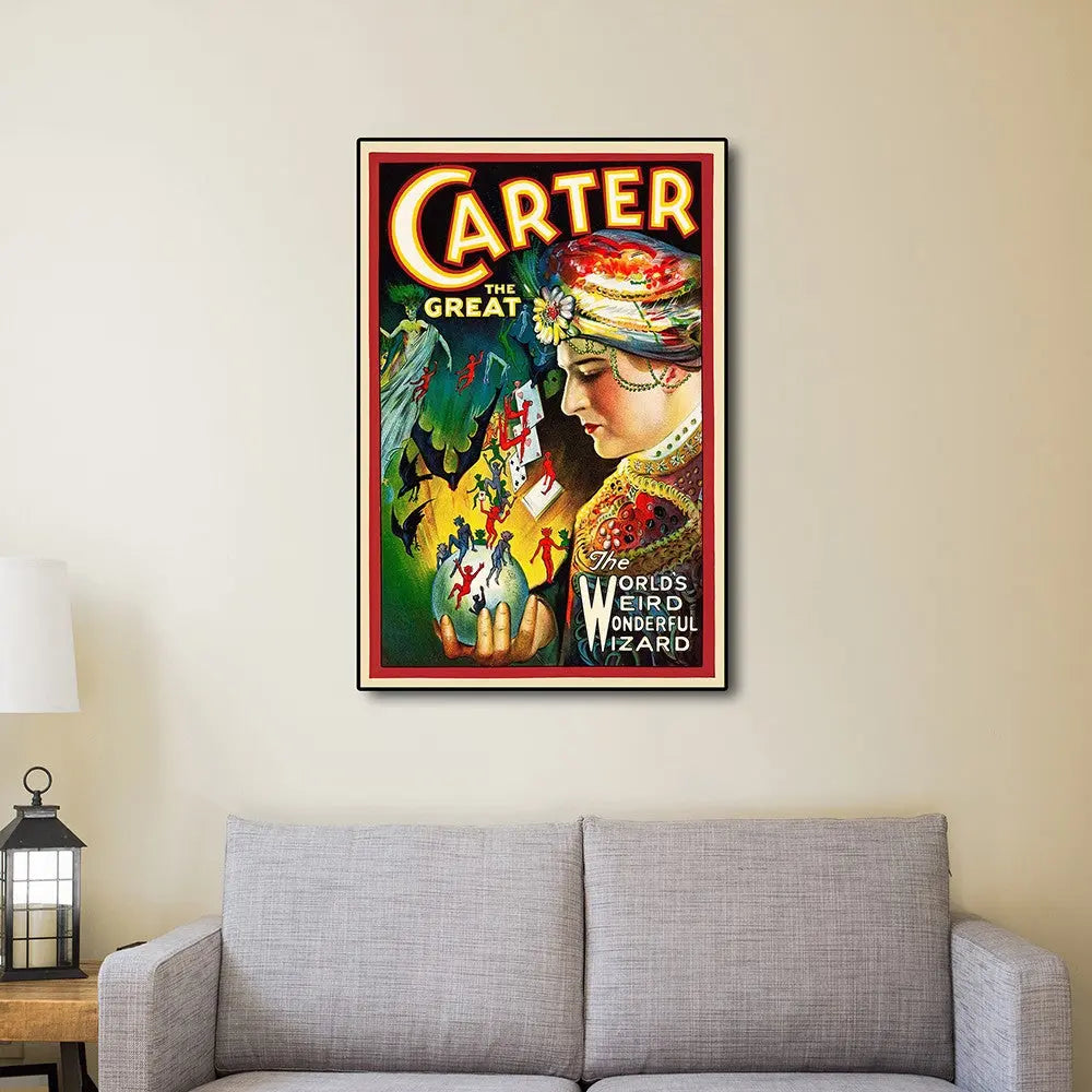 Vintage 1926 Carter Witchcraft Magic Unframed Print Wall Art - GreatEagleInc