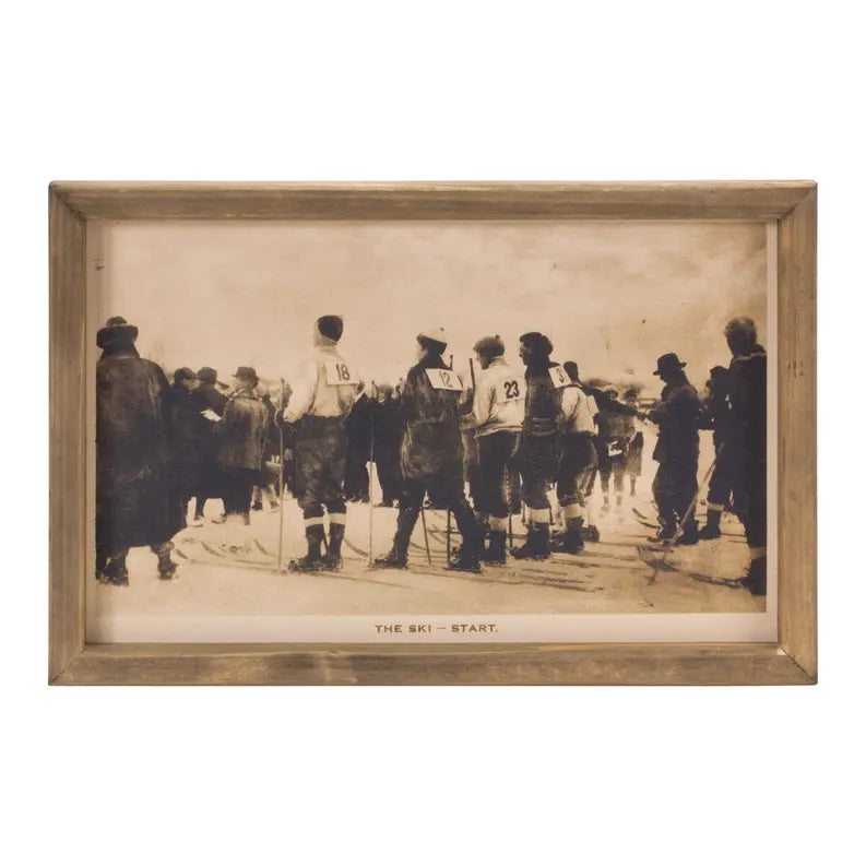Vintage Ski Race Wall Decor Melrose International