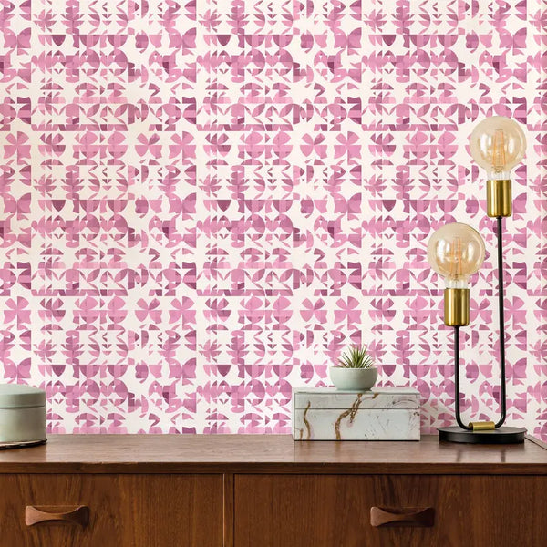 Vinyl Canvas Peel & Stick Wallpaper Panel SBC-LTD