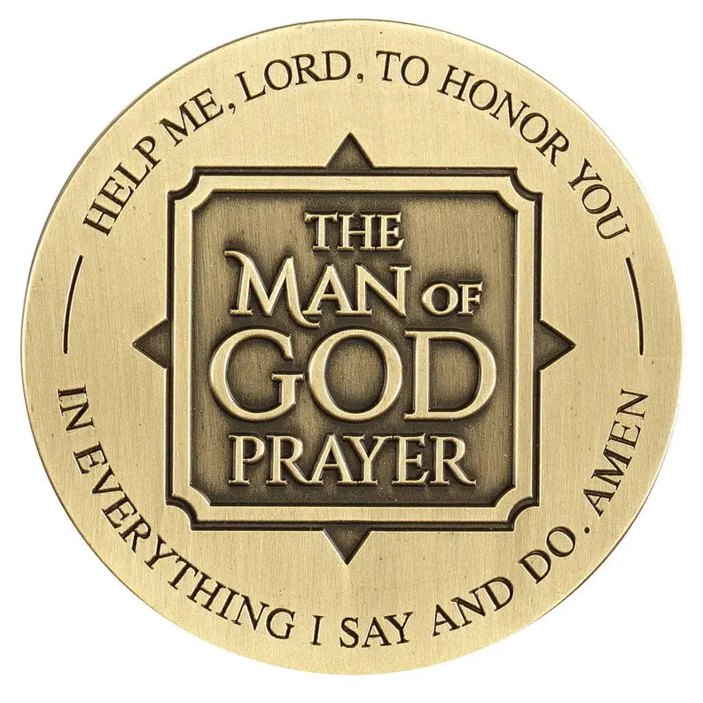 Visor Clip Man Of God Prayer Metal Dicksons Inc