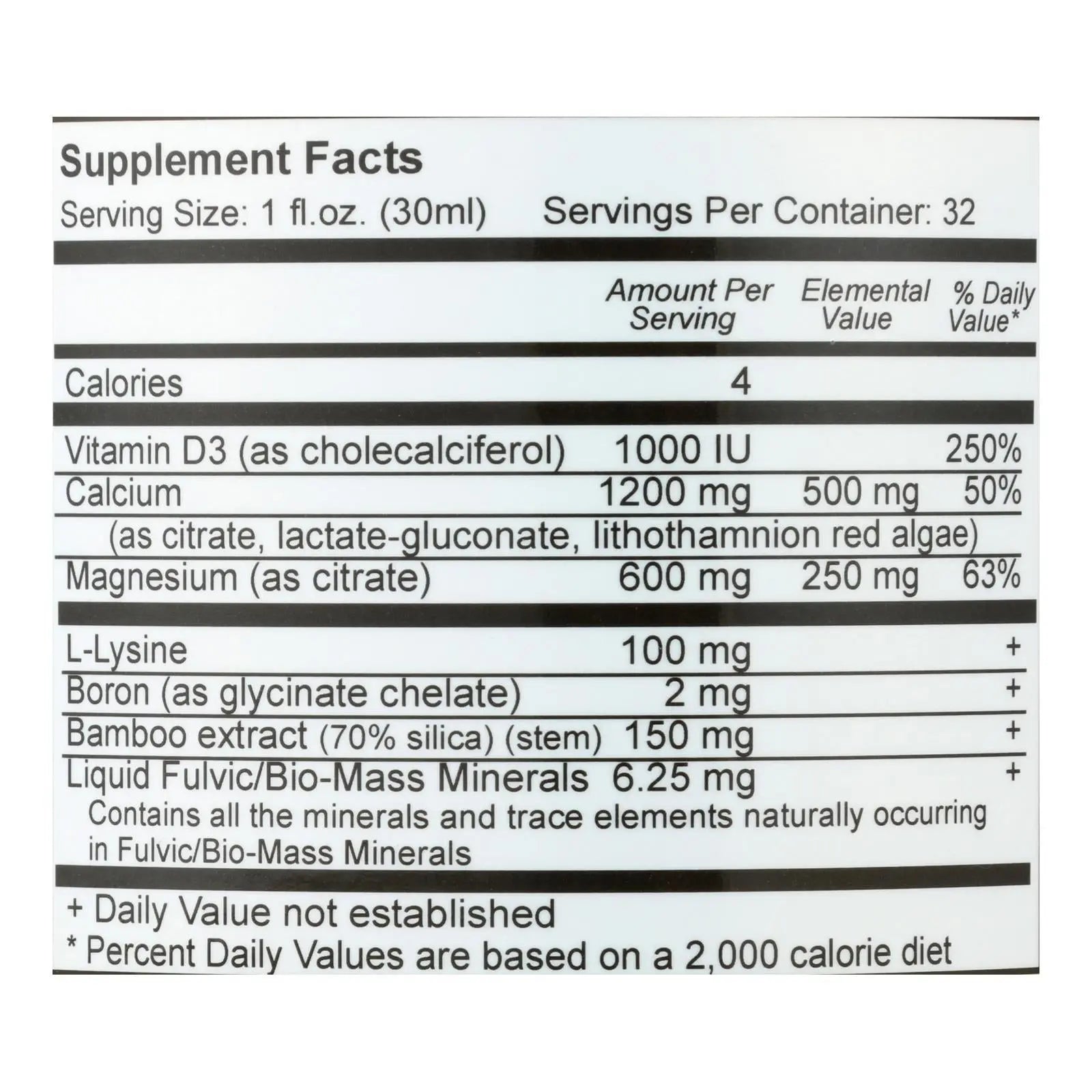 Vital Earth Minerals Cal-mag - Liquid - 32 Oz Vital Earth Minerals