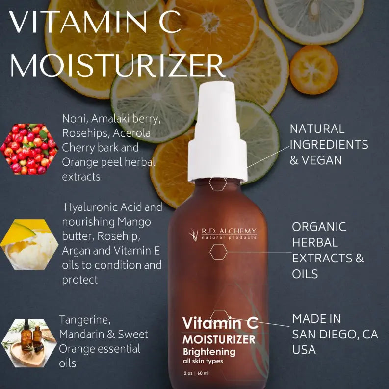 Vitamin C Brightening Moisturizer R.D. Alchemy Natural Products