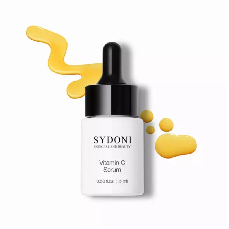 Vitamin C Serum With Ginko Biloba Extract And Glycerin .5 Fl. Oz. Bottle With Dropper Sydoni Skincare and Beauty