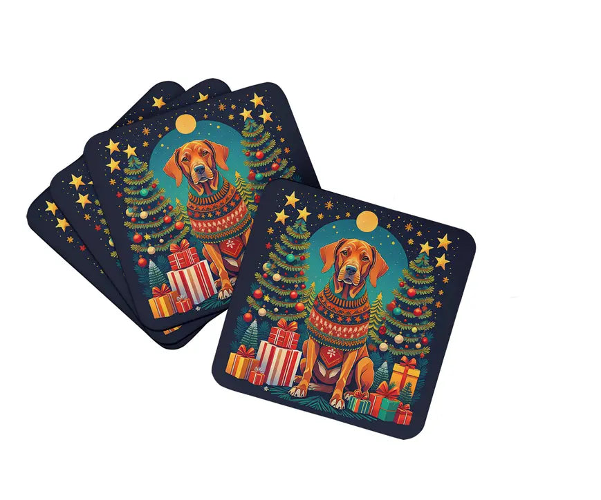 Vizsla Christmas Pair of Pot Holders Caroline's Treasures