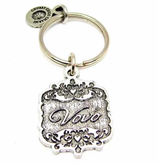 Vovo Victorian Scroll Key Chain Chico Charms