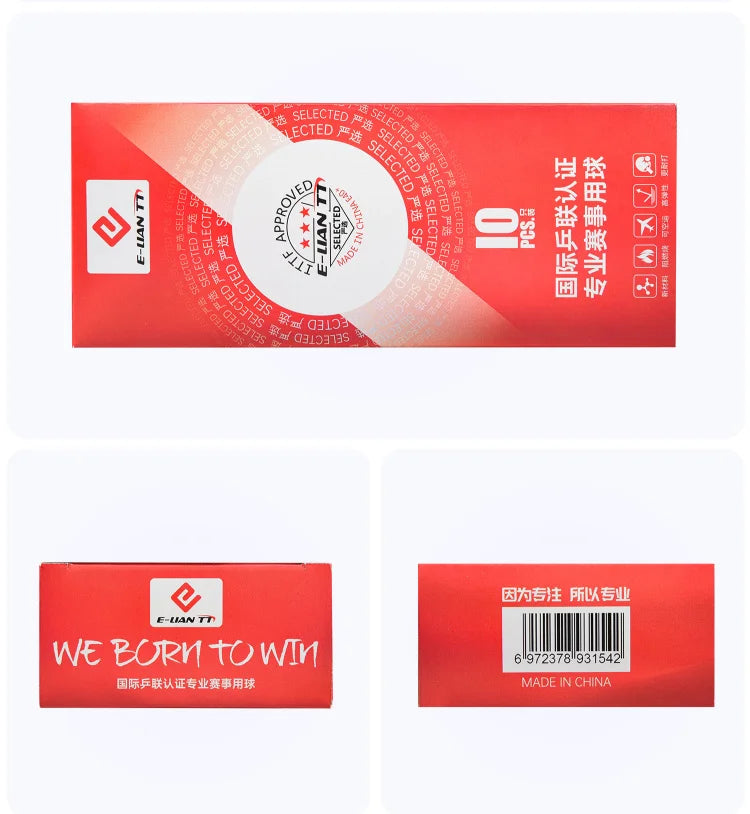 W40+ New Materials Plastic ABS Original Table Tennis Ball Ping Pong Balls