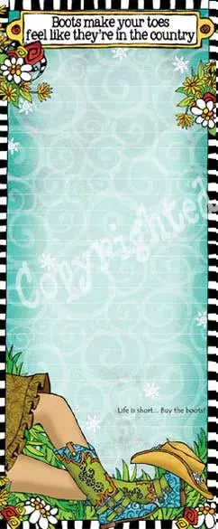 Wacky Memo Pad Suzy Toronto