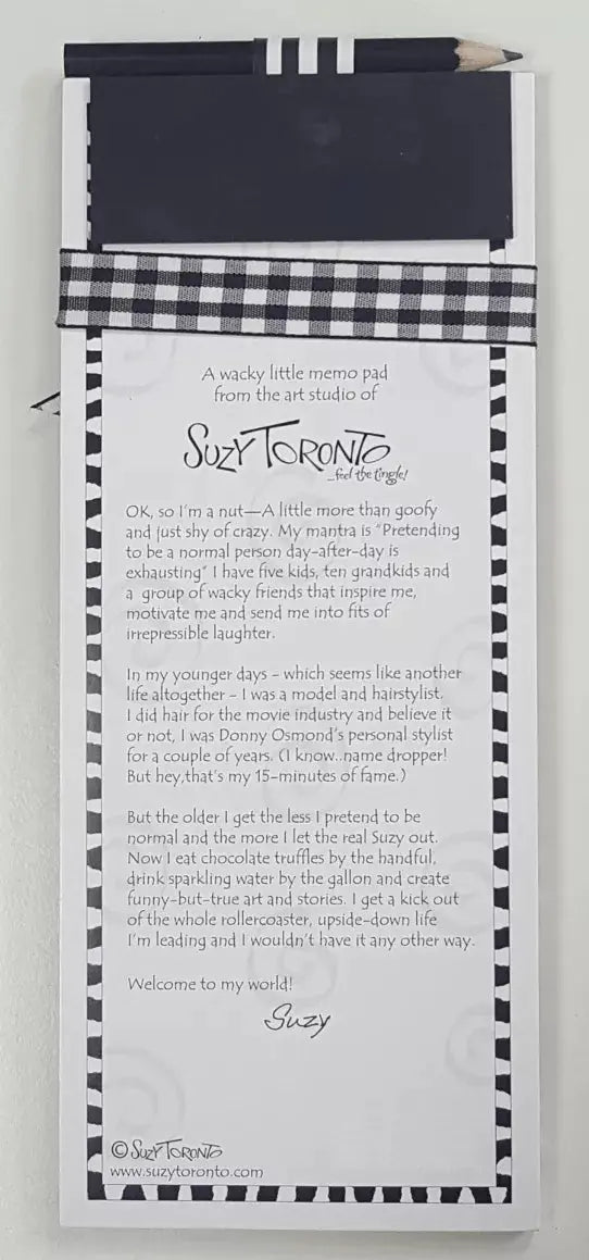 Wacky Memo Pad Suzy Toronto