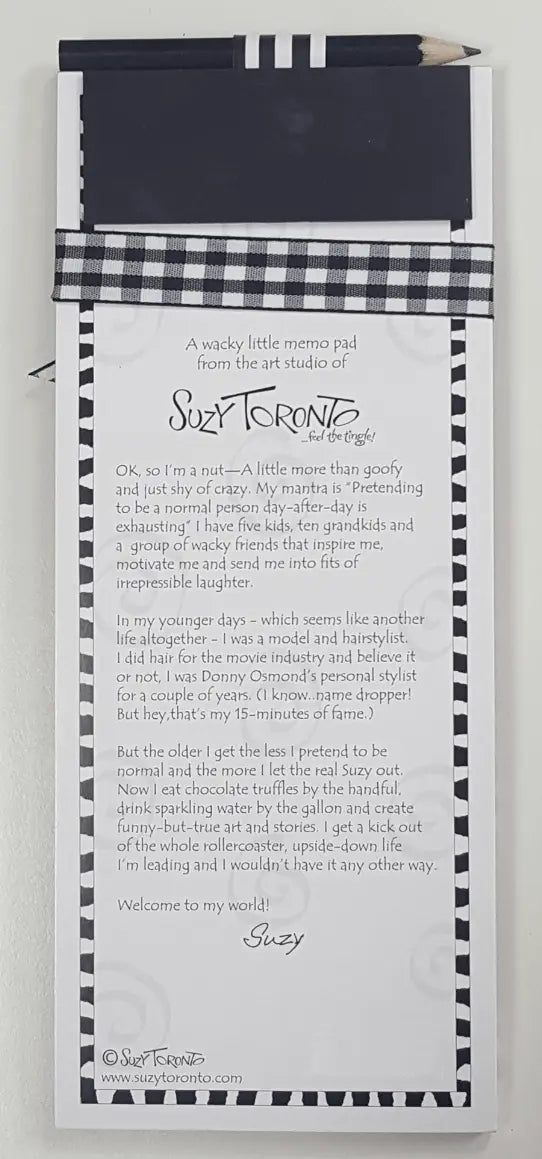 Wacky Memo Pad Suzy Toronto