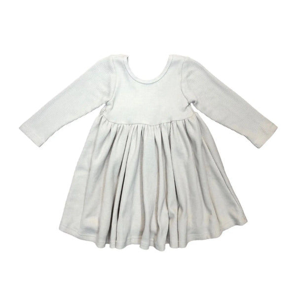 Waffle Knit Dress (Natural) Melina & Me