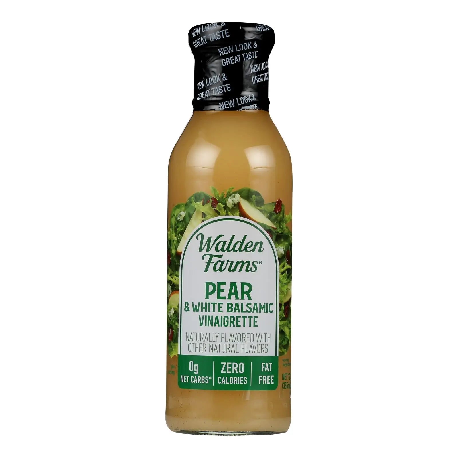 Walden Farms Calorie Free Pear And White Balsamic Vinaigrette  - Case Of 6 - 12 Fz Walden Farms